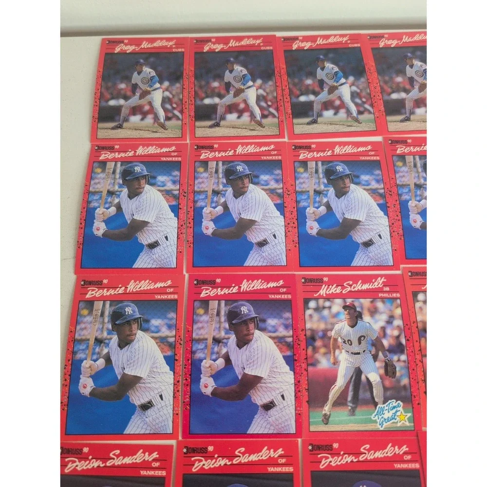 Mixed Lot Of 136 Gradable 1990 Donruss Baseball Cards Barry Bonds Roger Clemens